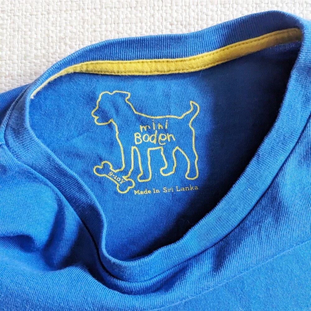 Mini Boden Orangutan Embroidered Applique Graphic T-Shirt 9-10Y boys